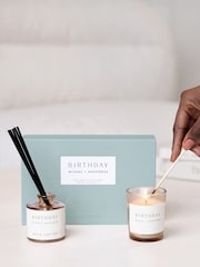 Katie Loxton Birthday Mini Votive and Mini Reed Diffuser Gift Set - Image 1 of 4