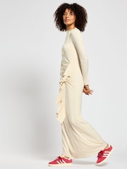 Daska Charlotte Maxi Dress With Long Sleeves And Side Frill Detail - صورة 3 من 4