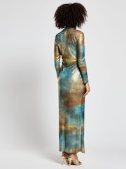 Daska Araa Maxi Dress With Long Sleeves - صورة 2 من 4