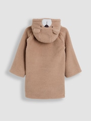 JoJo Maman Bébé Natural Bear Cosy Hooded Blanket - Image 2 of 4