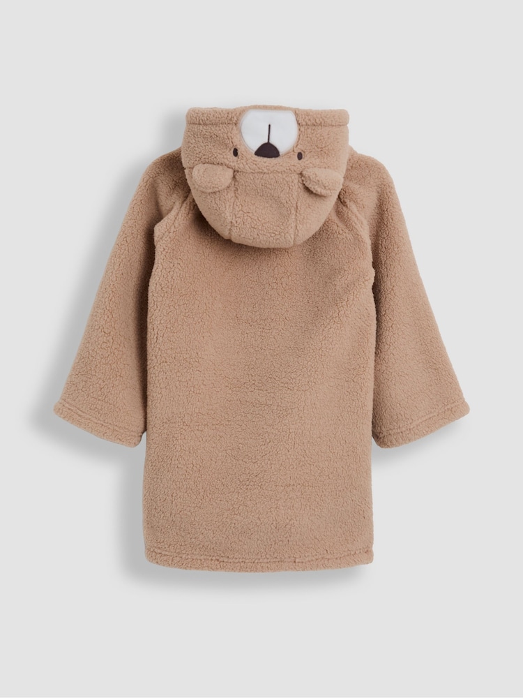 JoJo Maman Bébé Natural Bear Cosy Hooded Blanket - Image 2 of 4