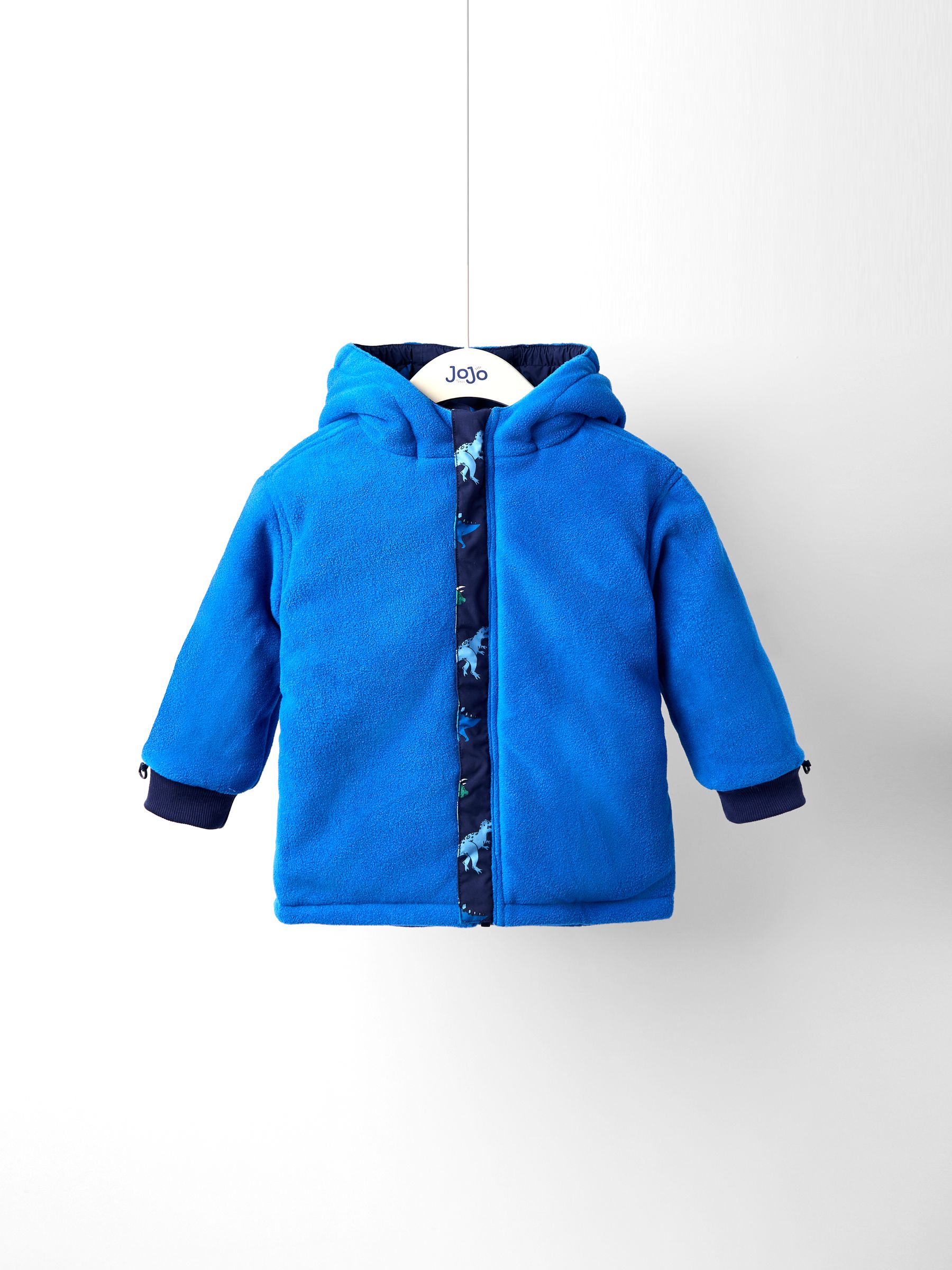 Buy JoJo Maman Bébé Navy Dino Embroidered Reversible Jacket from