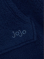 JoJo Maman Bébé Navy Cosy Hooded Blanket - Image 4 of 4
