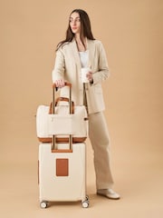 Cabin Max Cream Santa Cruz Holdall Luggage Set - 24L & 40L Cabin Case - Image 1 of 5