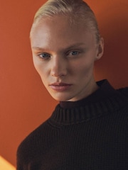 Mango Chocolate Brown Chunky Knit Sweater - Image 4 of 7