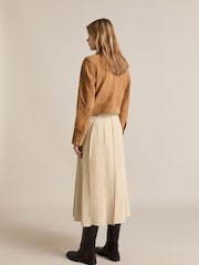 Mango Brown Suede Jacket - Image 2 of 7