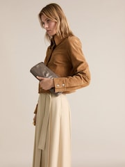 Mango Brown Suede Jacket - Image 3 of 7