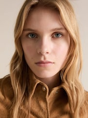 Mango Brown Suede Jacket - Image 5 of 7