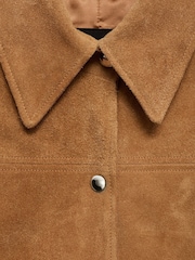 Mango Brown Suede Jacket - Image 7 of 7