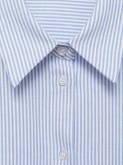 Mango Blue Striped Cotton Shirt - Image 7 of 7