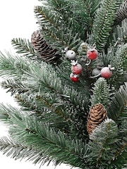 Everlands Green Windham Spruce Frosted 1.5ft Christmas Tree - Image 4 of 4