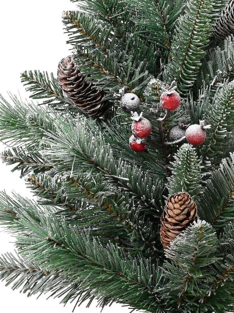 Everlands Green Windham Spruce Frosted 1.5ft Christmas Tree - Image 4 of 4 Everlands Green Windham Spruce Frosted 1.5ft Christmas Tree - Image 4 of 4