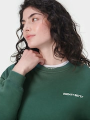 Sweaty Betty Verde Reînvie Guler rotund Hanorac - Image 5 of 6