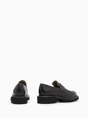 AllSaints Black Lola Loafers - Image 3 of 6