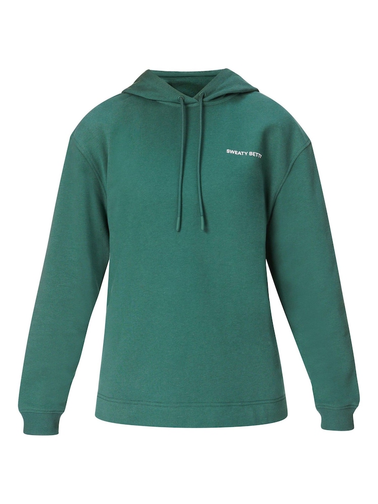 Sweaty Betty Green Revive Longline Hoodie - Image 6 of 6