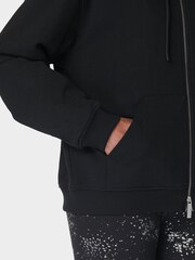 Sweaty Betty Black Revive Zip Through Hoodie - Image 6 of 7