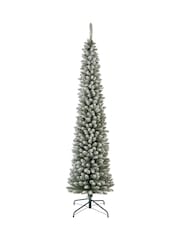 Everlands Snowy Pencil Slim Christmas Tree - Image 2 of 5