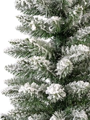 Everlands Snowy Pencil Slim Christmas Tree - Image 4 of 5