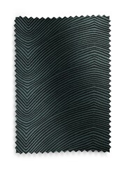 Teal Blue Ready Made Blackout/Thermal Roman Blind Swirl Jacquard - Image 6 of 7