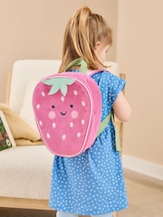 JoJo Maman Bébé Strawberry Character Backpack - Image 1 of 9