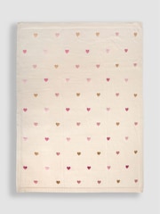 JoJo Maman Bébé Heart Embroidered Shawl - Image 2 of 4