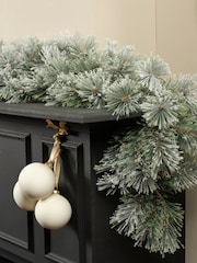 Everlands Green Cashmere Frosted Garland - Image 1 of 4