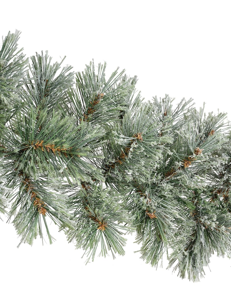 Everlands Green Cashmere Frosted Garland - Image 4 of 4