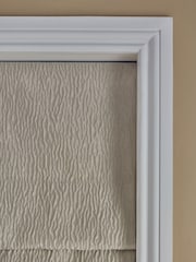 Champagne Gold Ready Made Blackout Thermal Crinkle Faux Silk Roman Blind - Image 6 of 6