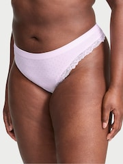 Victoria's Secret Delicate Violet Purple Thong Knickers - Image 1 of 3