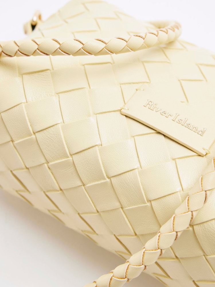 Кремовый - River Island Weave Cross-Body Bag - Image 5 of 5 Кремовый - River Island Weave Cross-Body Bag - Image 5 of 5