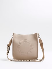 River Island Brown Logo Messenger Bag - Image 2 of 7