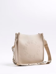 River Island Brown Logo Messenger Bag - Image 3 of 7