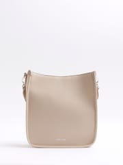 River Island Brown Logo Messenger Bag - Image 4 of 7