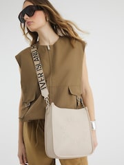 River Island Brown Logo Messenger Bag - Image 7 of 7