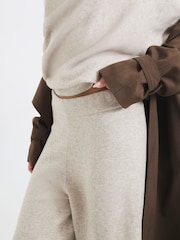 River Island Brown Knit Wide Leg Trousers - Image 3 of 5