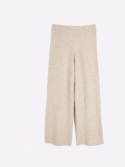 River Island Brown Knit Wide Leg Trousers - Image 4 of 5