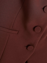 River Island Brown Square Neck Strappy Waistcoat - Image 5 of 5