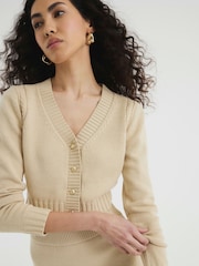 River Island Cropped V-Neck Cardigan - Image 2 of 4