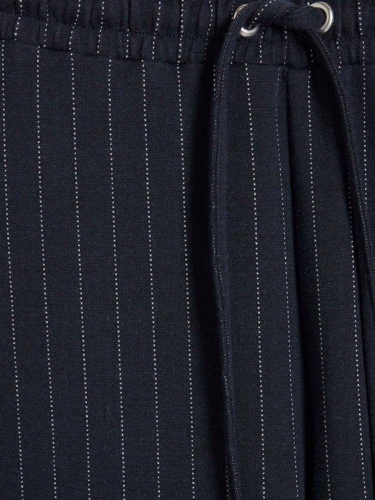 River Island Blue Drawstring Pinstripe Trousers Set - Image 5 of 5