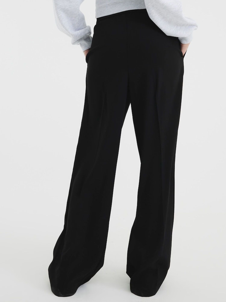 River Island Black Wide Leg Trousers - Image 2 of 5