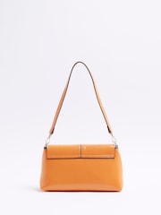 River Island Orange Small Fold Over Clutch - Image 2 of 6