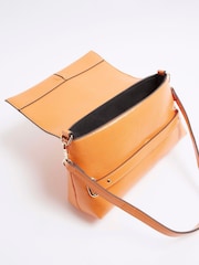 River Island Orange Small Fold Over Clutch - Image 4 of 6