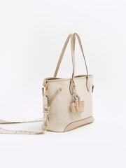 River Island Brown Side Tie Shopper Bag - Image 2 of 5