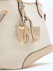 River Island Brown Side Tie Shopper Bag - Image 4 of 5