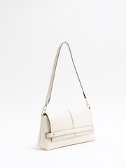 River Island Cream Small Fold Over Clutch - Image 2 of 7