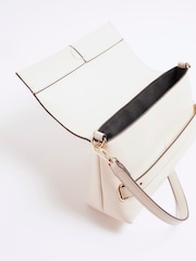 River Island Cream Small Fold Over Clutch - Image 5 of 7