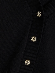 River Island Black Cropped V-Neck Cardigan - Image 5 of 5