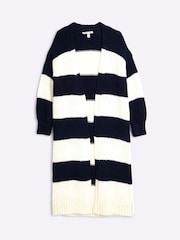 River Island Blue Stripe Maxi Cardigan - Image 4 of 5