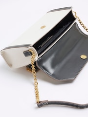 River Island Brown Mini Canvas 100% Cotton Cross-Body Tote Bag - Image 4 of 5
