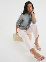 River Island Pink Petite Straight Leg Trousers - Image 3 of 5